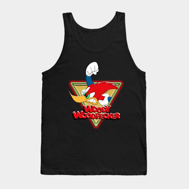 WOODY WOODPECKER TRI Tank Top by hackercyberattackactivity